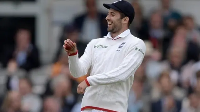 Mark Wood celebrates