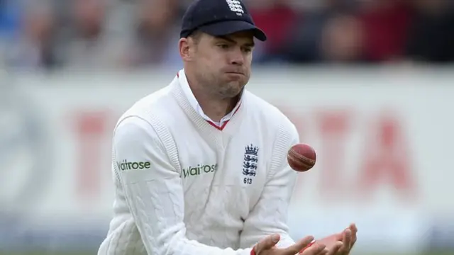 James Anderson catching Trent Boult