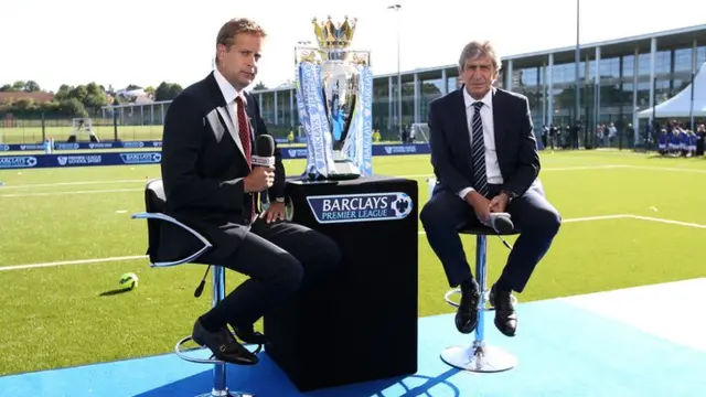 Manuel Pellegrini and Ed Chamberlain