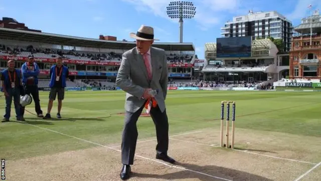 Geoffrey Boycott at Lord's