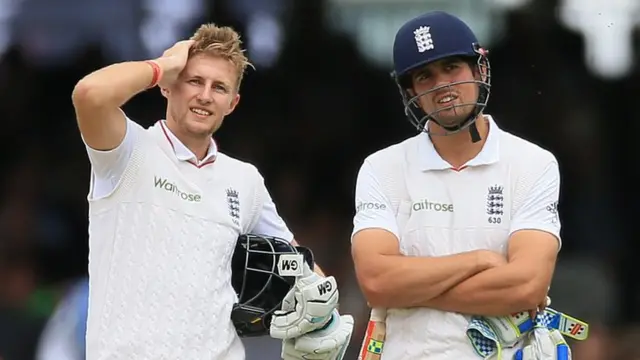 Joe Root and Alastair Cook