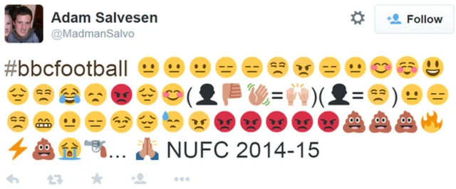 Newcastle's season in emojis