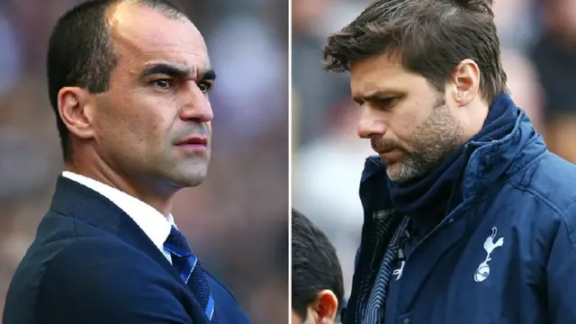 Roberto Martinez and Mauricio Pochettino