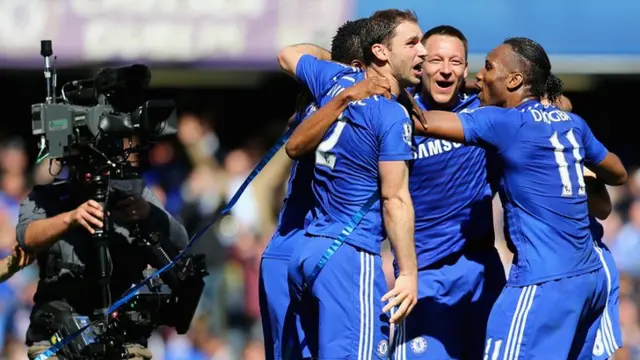 Chelsea celebrate