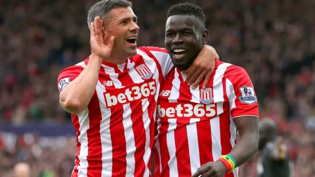 Mame Biram Diouf celebrates