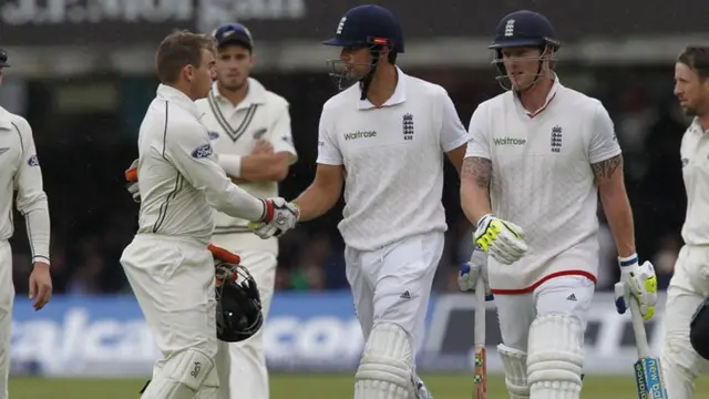 Alastair Cook congratulated on his century