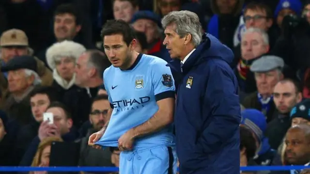 Frank Lampard and Manuel Pellegrini