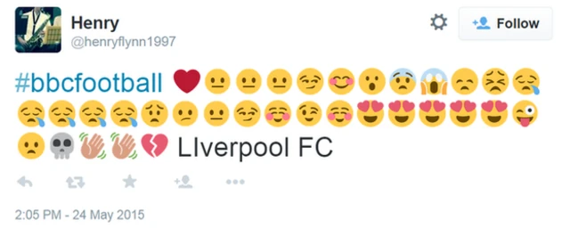 Liverpool's season in emojis