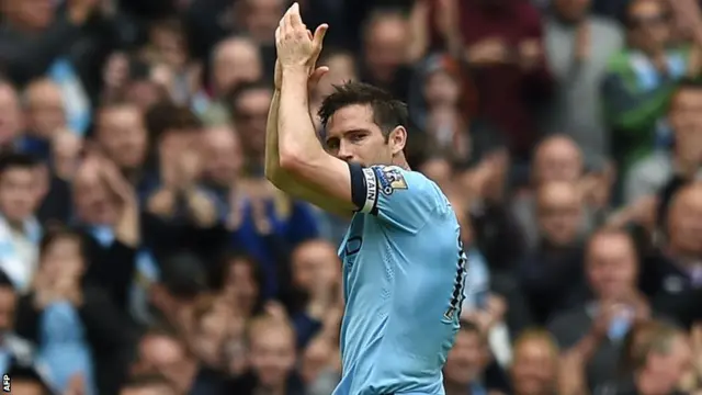 Frank Lampard is substituted