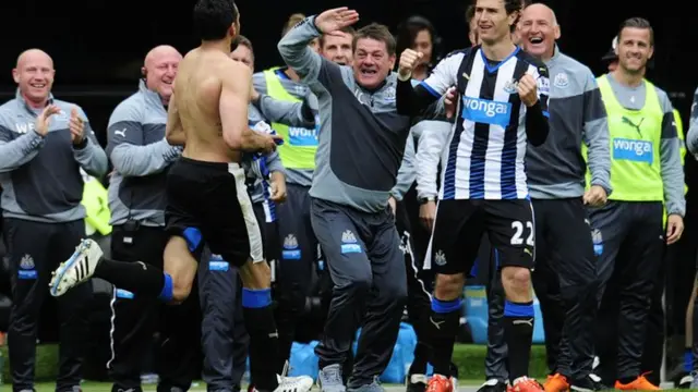 Newcastle celebrate