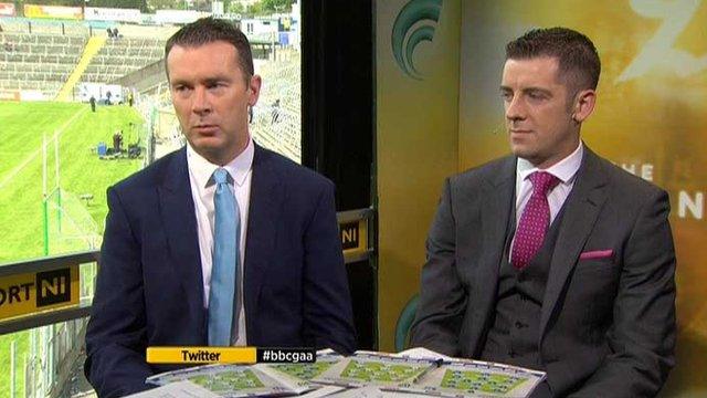 BBC Sport NI GAA pundits Oisin McConville and Philip Jordan