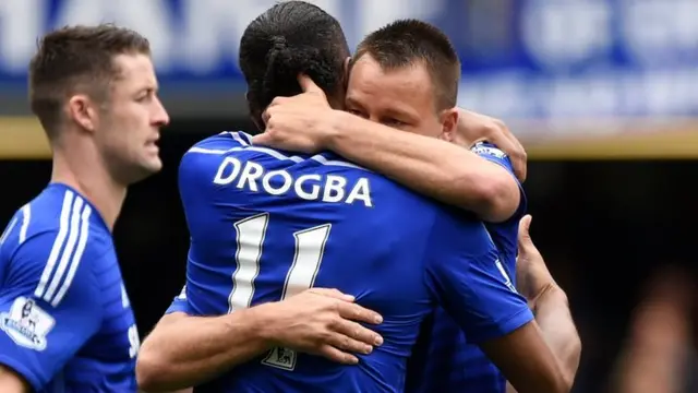 John Terry and Didier Drogba