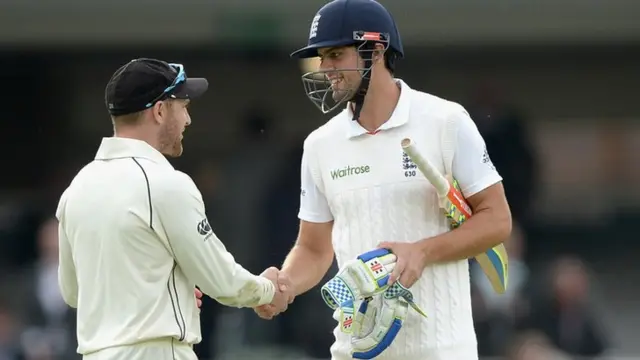 Brendon McCullum and Alastair Cook