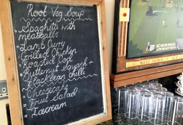 Lord's menu