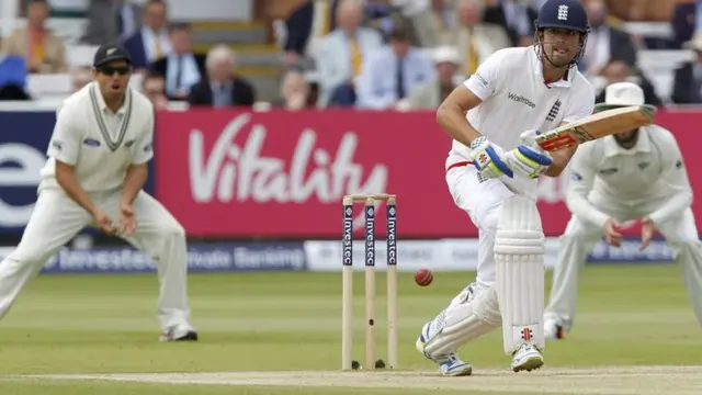 Alastair Cook batting