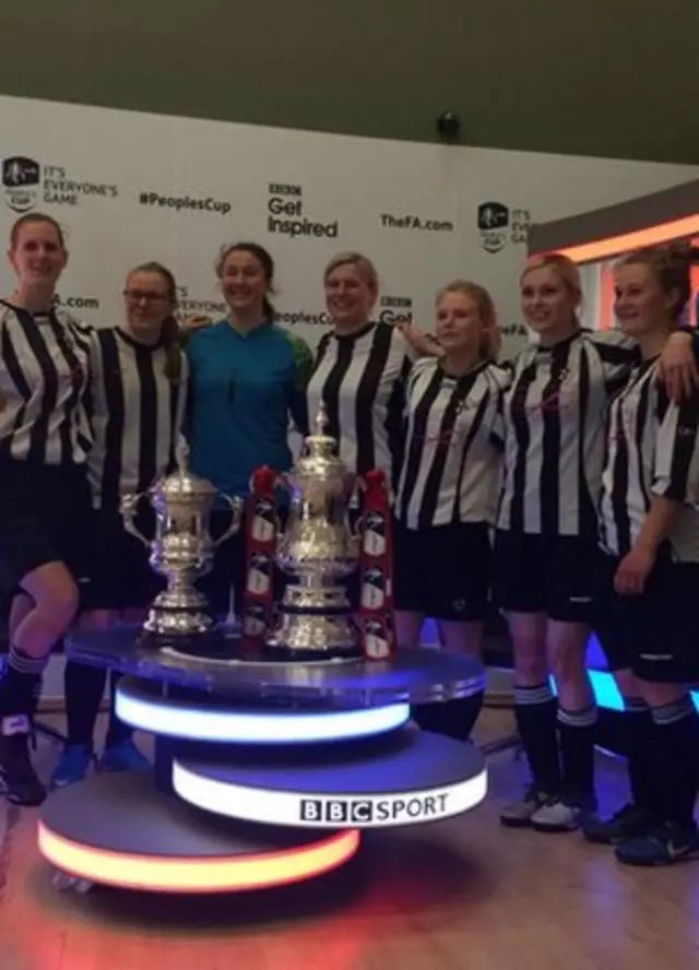 toddington rovers with FA Cup