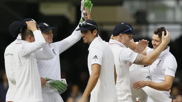 England celebrate