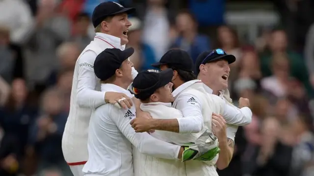 England celebrate