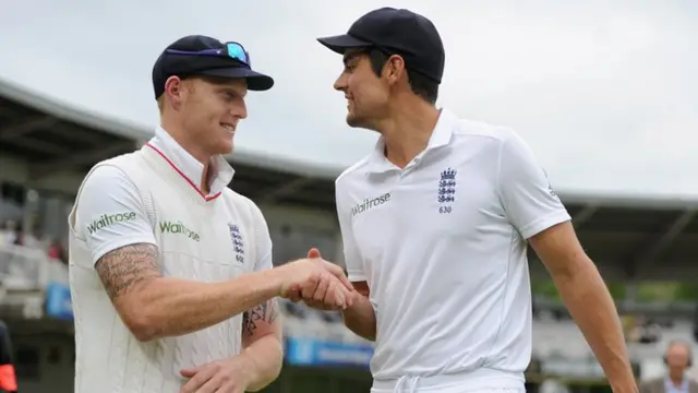 Ben Stokes and Alastair Cook
