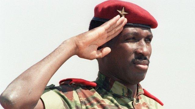 Burkina Faso's former President Thomas Sankara