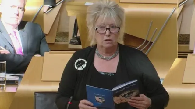 SNP MSP Christine Grahme