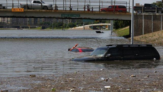 Vehicle in the water