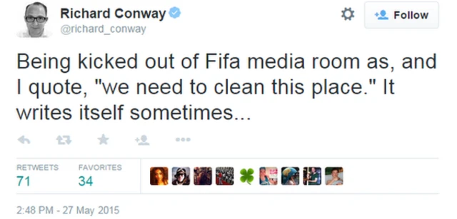 Richard Conway Tweet