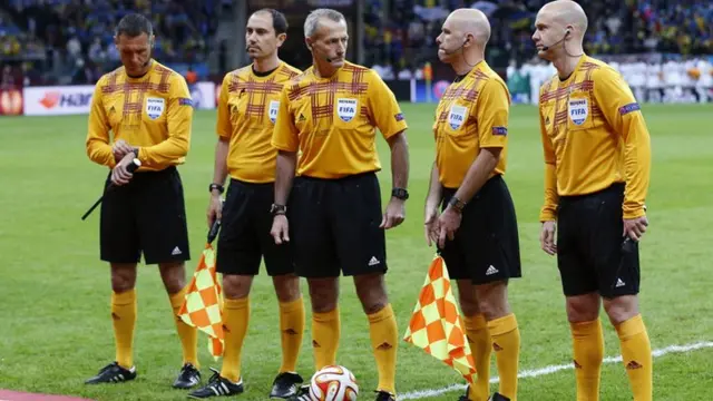 Martin Atkinson and his officials