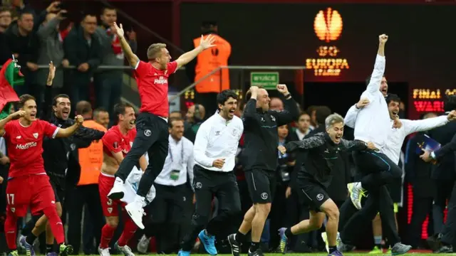 Sevilla celebrate