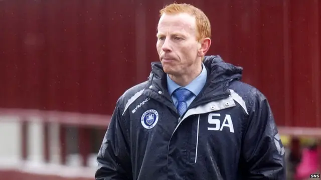 Stranraer manager Stephen Aitken