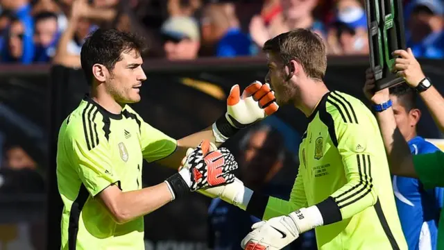 Iker Casillas and David De Gea