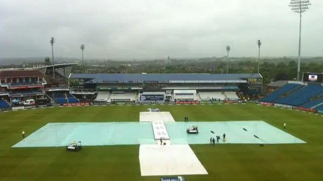 The covers are on at Headingley