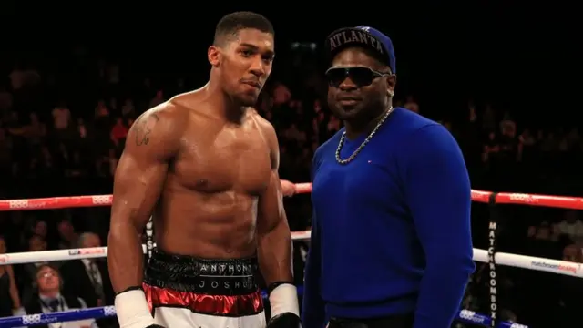 Anthony Joshua (left) and Kevin Johnson (right)