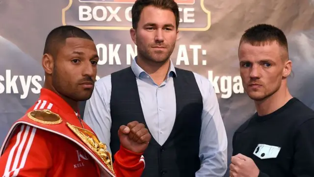 Kell Brook (left) and Frankie Gavin (right)