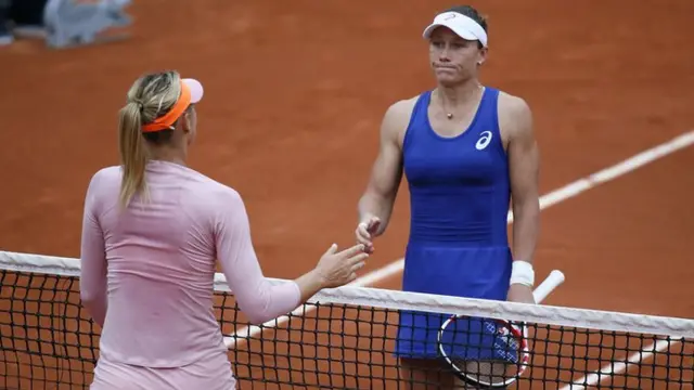 Maria Sharapova and Sam Stosur