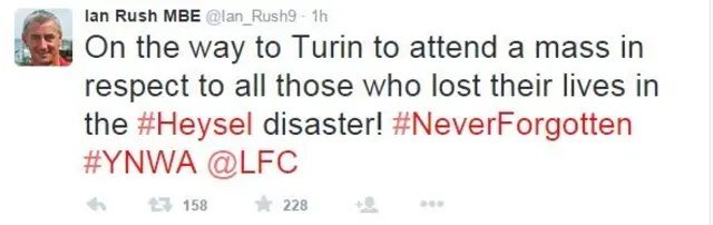 Ian Rush twitter