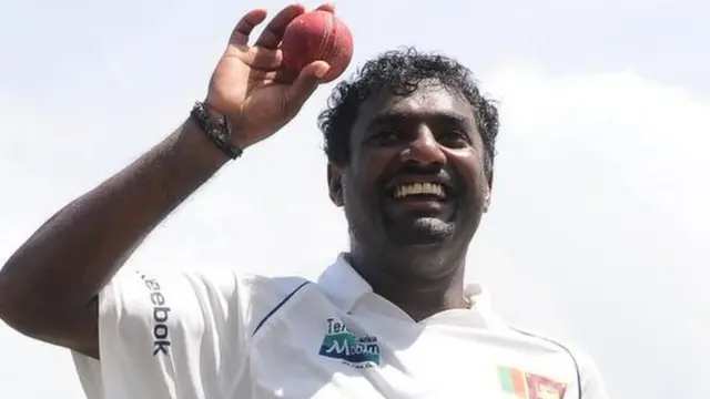 Muttiah Muralitharan of Sri Lanka