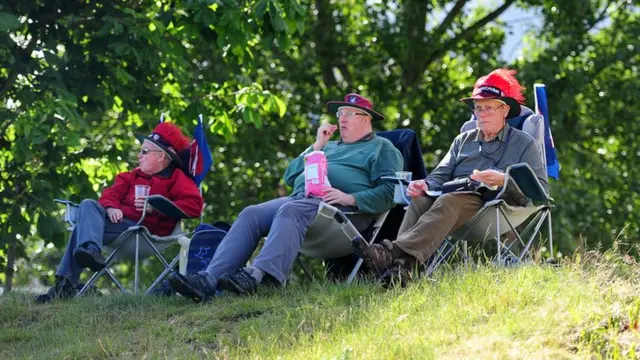 Kent fans at the T20 cricket