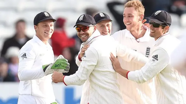 England celebrate