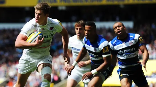 Owen Farrell scores