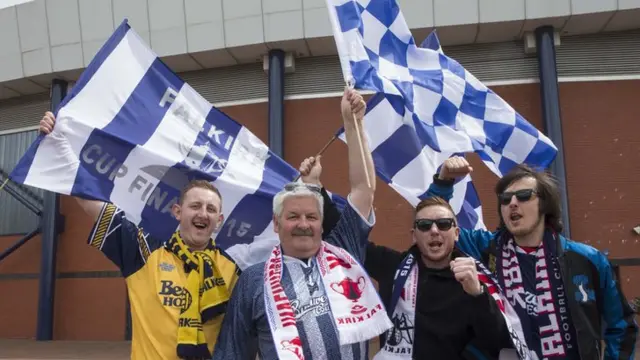 Falkirk fans are in great voice