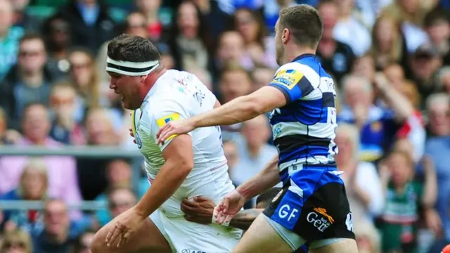 Jamie George scores