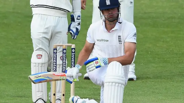 Alastair Cook lbw