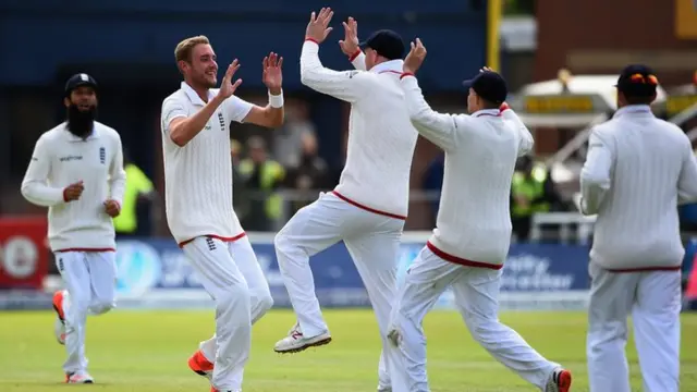 England celebrate