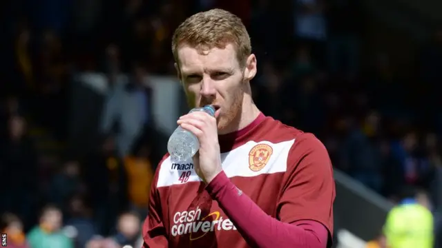 Motherwell midfielder Stephen Pearson