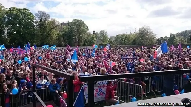 Inverness Caledonian Thistle fans