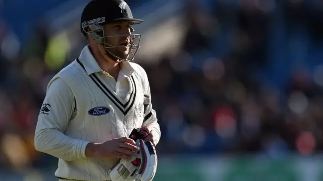 Brendon McCullum dismissed