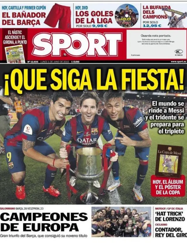 Spanish newspaper Sport