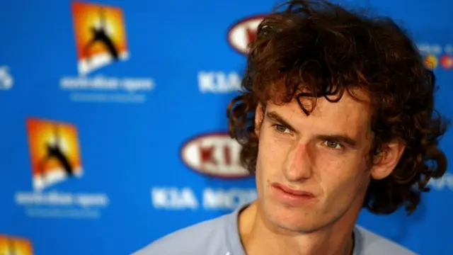 Andy Murray at Australian Open 2008