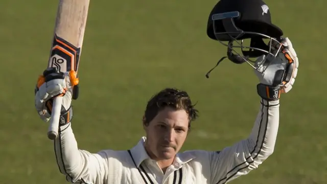 BJ Watling celebrates his century